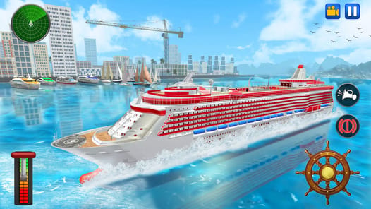 Real Cruise Ship Driving Simul APK screenshot 1