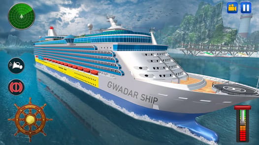 Real Cruise Ship Driving Simul APK screenshot 1
