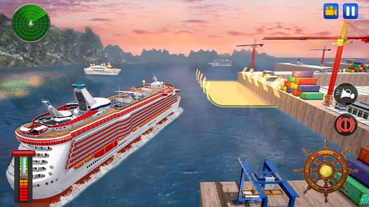 Real Cruise Ship Driving Simul APK screenshot 1