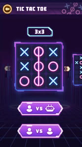 Tic Tac Toe 2 Player: XO Glow APK screenshot 1