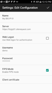 F5 Access APK screenshot 1