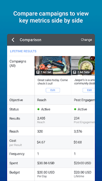 Facebook Ads Manager APK screenshot 1 Facebook Ads Manager APK screenshot 1