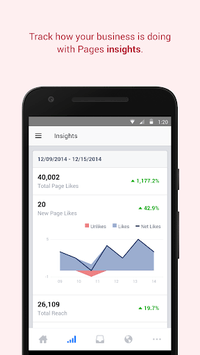 Facebook Pages Manager APK screenshot 1