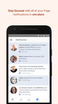 Facebook Pages Manager APK screenshot 1