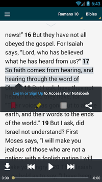 Gideon Bible App APK screenshot 1