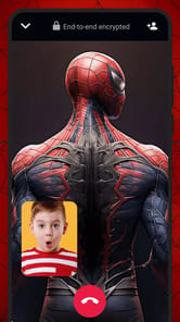 Call To Spider and Fake Chat APK screenshot 1