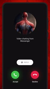 Call To Spider and Fake Chat APK screenshot 1