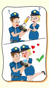 Draw Police - Tricky Puzzles APK screenshot 1