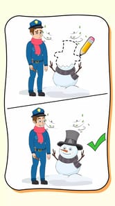 Draw Police - Tricky Puzzles APK screenshot 1