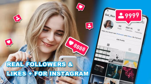 Get Real Followers & Likes + APK screenshot 1