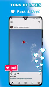 Get Real Followers & Likes + APK screenshot 1