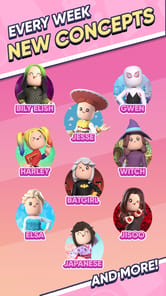 Famous Fashion - Dress Up Game APK screenshot 1