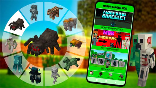 Morph & Mobs Mod For Minecraft APK screenshot 1