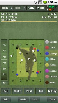 iScore Baseball/Softball APK screenshot 1
