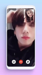 BTS Fake Video Call Prank APK screenshot 1