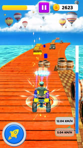 Quad Bike Traffic Shooting Gam APK screenshot 1