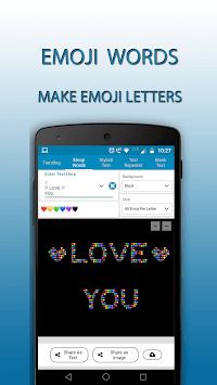 Text Generator - Fun With Stylish Emoji Words APK screenshot 1