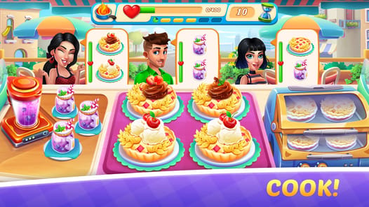 Train Chef: Cooking Fever Game APK screenshot 1
