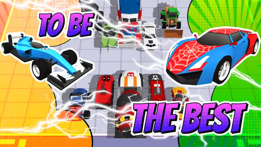 Superhero Car Merge Battle APK screenshot 1