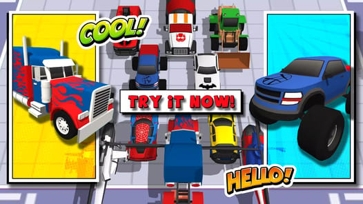 Superhero Car Merge Battle APK screenshot 1