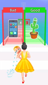 Good or Bad Mom Run: Mom Games APK screenshot 1