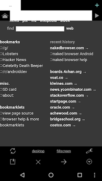 Naked Browser web browser APK screenshot 1 Naked Browser web browser APK screenshot 1