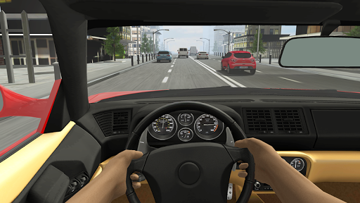 Racing in Car 2 APK screenshot 1