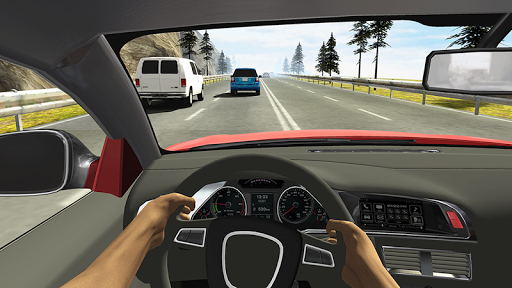 Racing in Car 2 APK screenshot 1