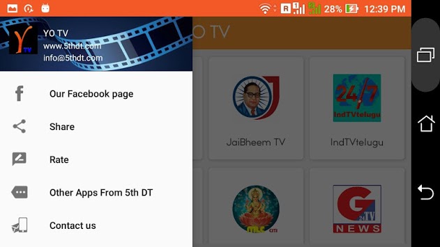 YO TV APK screenshot 1 YO TV APK screenshot 1