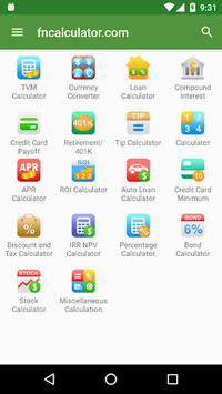 Financial Calculators APK screenshot 1 Financial Calculators APK screenshot 1