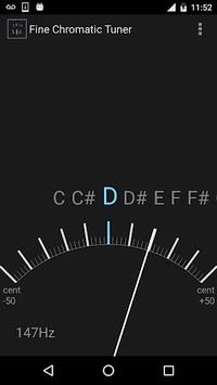 Fine Chromatic Tuner APK screenshot 1 Fine Chromatic Tuner APK screenshot 1