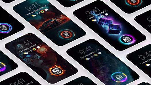 Fingerprint Live Animation App APK screenshot 1