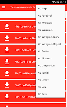 tube video downloader 2019 APK screenshot 1