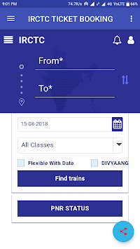 irctc booking APK screenshot 1