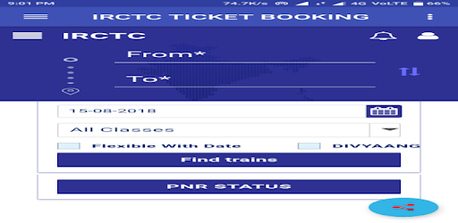 install irctc booking on PC
