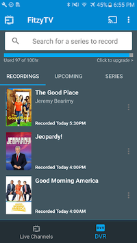 FitzyTV  📺 Cloud DVR & Streaming TV Aggregator 🔴 APK screenshot 1