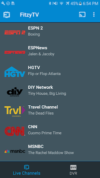 FitzyTV  📺 Cloud DVR & Streaming TV Aggregator 🔴 APK screenshot 1