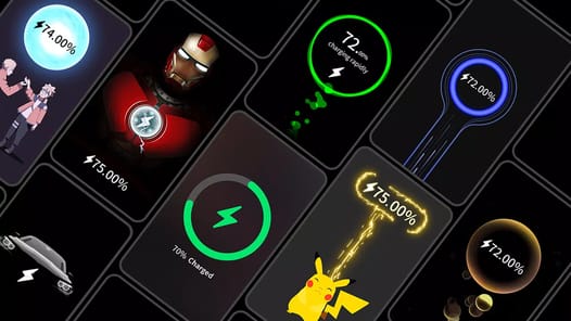 Flashing charging animation APK screenshot 1