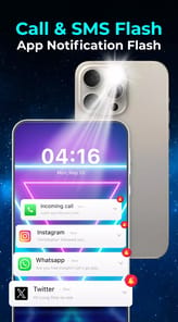 Flashlight and Flash Alert APK screenshot 1