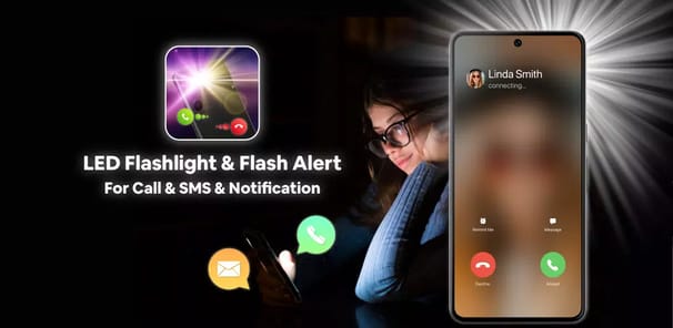 LED Flashlight & Flash Alert APK screenshot 1
