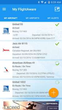 FlightAware Flight Tracker APK screenshot 1
