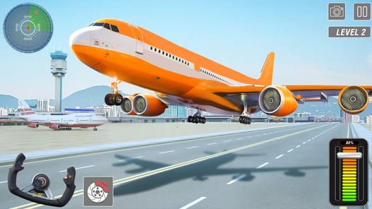 Flight Simulator Airplane Game APK screenshot 1