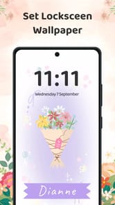 Flower Language Bloom Keyboard APK screenshot 1