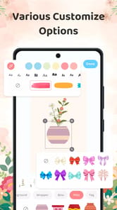 Flower Language Bloom Keyboard APK screenshot 1