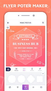 Flyer Poster Maker APK screenshot 1