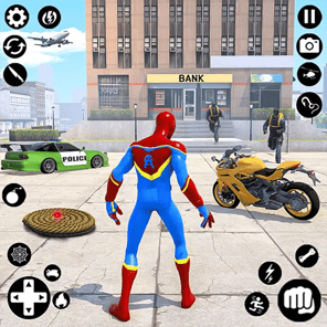 Flying Spider - Hero Man Games APK screenshot 1
