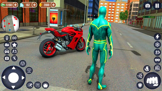 Flying Spider Fighter Sim Game APK screenshot 1
