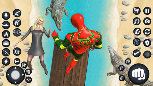 Spider Rope 3D Fighting Games APK screenshot 1