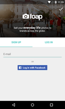 Foap - sell your photos APK screenshot 1