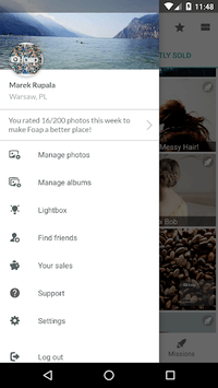 Foap - sell your photos APK screenshot 1